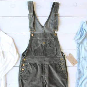 Cozy Corduroy Overalls in Sage
