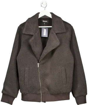 Seroya Grey Caleb Teddy Jacket UK L